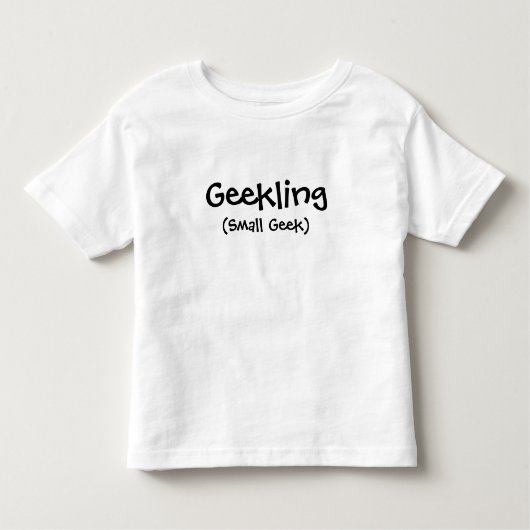 Geekling (kleiner Geek) Kleinkind-T-Shirt Kleinkind T-shirt (Vorderseite)