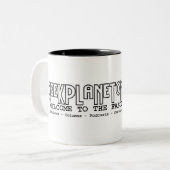 Geekplanetonline Zweifarbige Tasse (Vorderseite Links)