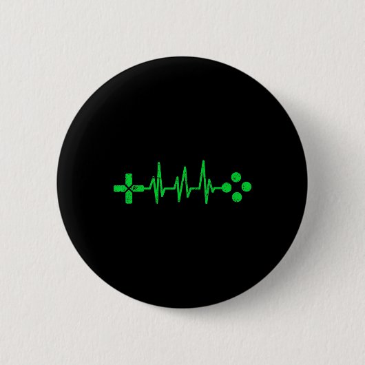 Geeks Heartbeat Gaming Button (Vorderseite)