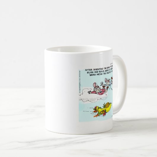 Geeks Oove Fruited Flugzeug Funny Kaffeetasse (VorderseiteRechts)