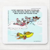 Geeks Oove Fruited Flugzeug Funny Mousepad (Vorne)