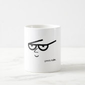 "Geeks Rule" Ein sonniges Gesicht mit einer Brille Kaffeetasse (Mittel)