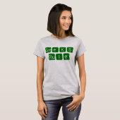 Geeks Rule Periodic Table Slogan T-Shirt (Vorne ganz)