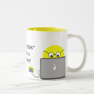 Geektech-Computer-Tasse Zweifarbige Tasse