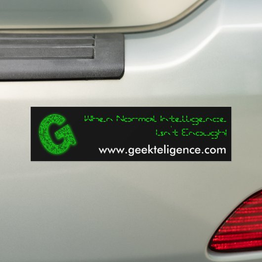 GeekTeligence Autoaufkleber (Auf Auto)