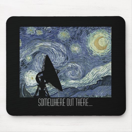 Geeky Astronomie Mousepad (Vorne)