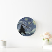 Geeky Astronomy Clock Runde Wanduhr (Zuhause)