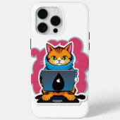 Geeky Cat Series Case-Mate iPhone Hülle (Rückseite)