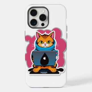 Geeky Cat Series iPhone 15 Pro Max Hülle