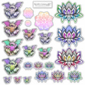 Geeky Chic Sticker Sheet (Vorderseite)