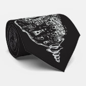 Geeky Dorn-Anatomie-Rückenmark-vertebrale Spalte Krawatte (Gerollt)