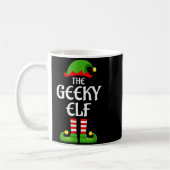 Geeky Elf Family Matching Group Christmas Geek Kaffeetasse (Links)