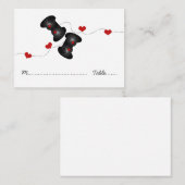 Geeky Gamer Platzkarten (dunkel) (Vorne/Hinten)