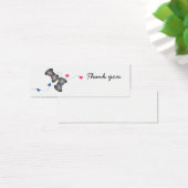 Geeky Gamer Wedding Vielen Dank Mini Cards (Schreibtisch)