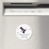 Geeky Gamers Save the Date Magnet Dark (blau/rosa) (In Situ (Geschirrspüler))