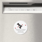 Geeky Gamers Save the Date Magnet, Dunkel Magnet (In Situ (Geschirrspüler))