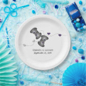 Geeky Gamers Wedding Paper Tellers Silver Lila Pappteller (Party)