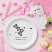 Geeky Gamers Wedding Paper Tellers Silver Lila Pappteller (Party)