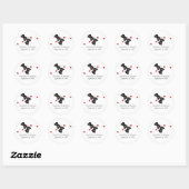 Geeky Gamers Wedding Stickers (Dark) (Blatt)