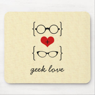 Geeky Gläser Mousepad
