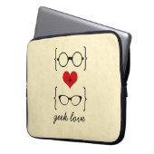 Geeky Glasses Electronics Sleeve (Vorderseite Links)