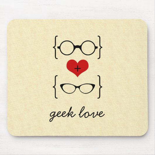 Geeky Glasses Mousepad (Vorne)