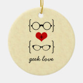 Geeky Glasses Ornament (Vorne)