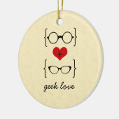 Geeky Glasses Ornament (Links)