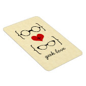 Geeky Glasses Premium Magnet (Rechte Seite)
