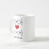 Geeky Glasses Tasse (Vorderseite Links)