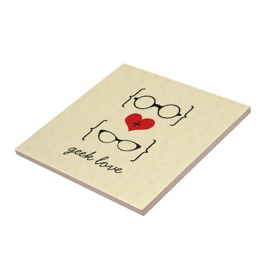 Geeky Glasses Tile Fliese (Seite)