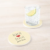 Geeky Glasses Untersetzer (Seite)