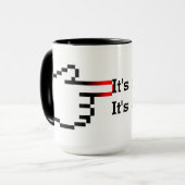 Geeky Kaffee-Tasse | ist es nicht eine Wanze, die Tasse (Vorderseite Links)
