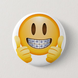 Geeky Klammern Emoji Button