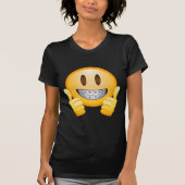 Geeky Klammern Emoji T-Shirt (Vorderseite)