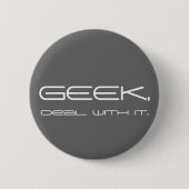 Geeky Knopf Button (Vorderseite)