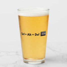 Geeky Kontrolle Alt Del Meetings Glas