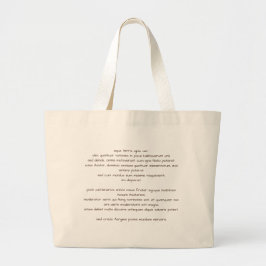 Geeky lateinische Tasche