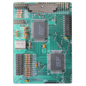 Geeky, Leiterplatte, Computermotherboard Klemmbrett (Vorderseite)