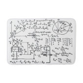 Geeky Mathe-Mathematik Badematte (Vorderseite)