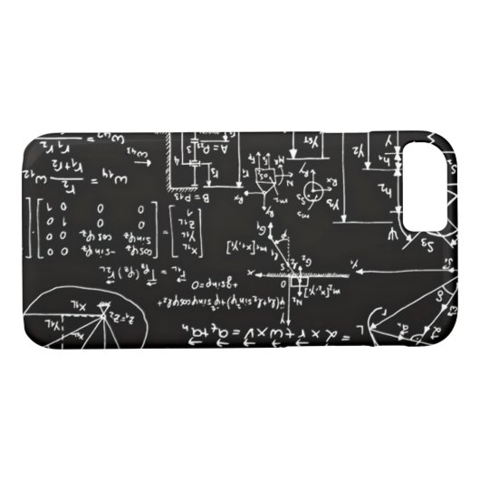 Geeky Mathe-Mathematik Case-Mate iPhone Hülle (Rückseite (Horizontal))
