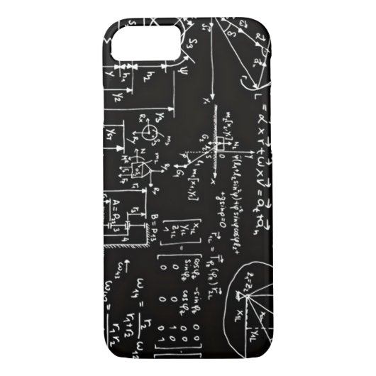 Geeky Mathe-Mathematik Case-Mate iPhone Hülle (Rückseite)