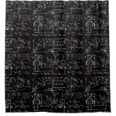 Geeky Mathe-Mathematik Duschvorhang (Vorderseite)