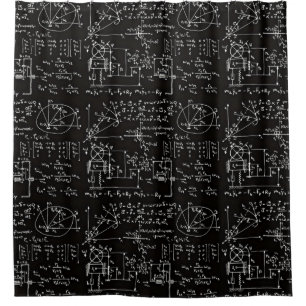 Geeky Mathe-Mathematik Duschvorhang