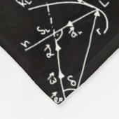 Geeky Mathe-Mathematik personalisiert Fleecedecke (Ecke)
