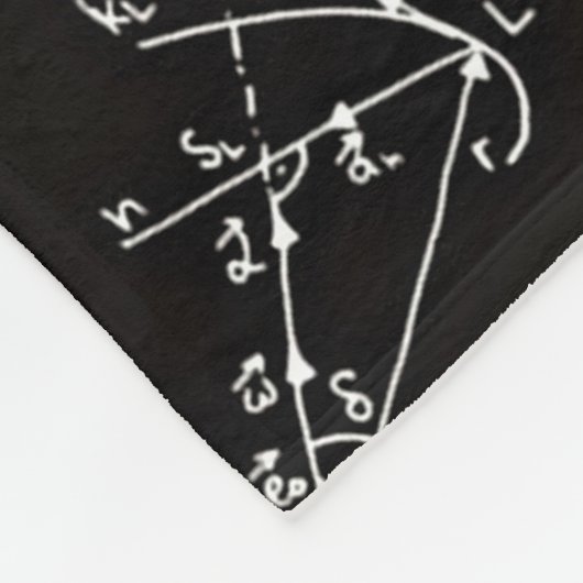 Geeky Mathe-Mathematik personalisiert Fleecedecke (Ecke)