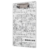 Geeky Mathe-Mathematik personalisiert Klemmbrett (Links)