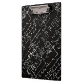 Geeky Mathe-Mathematik personalisiert Klemmbrett (Links)