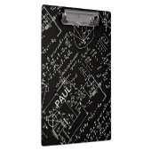 Geeky Mathe-Mathematik personalisiert Klemmbrett (Rechts)