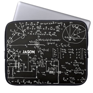 Geeky Mathe-Mathematik personalisiert Laptopschutzhülle